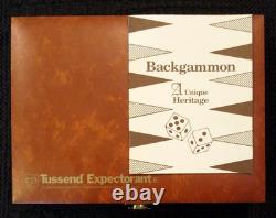 Représentant pharmaceutique, promotion unique, ensemble de backgammon Tussend