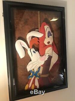 Roger Roger Rabbit Et Jessica Unique D'oeuvre D'art