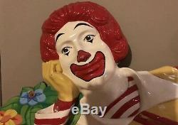 Ronald Mcdonald Tenture Murale 7 Pieds De Long, Très Rare Et Unique