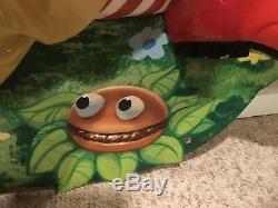 Ronald Mcdonald Tenture Murale 7 Pieds De Long, Très Rare Et Unique