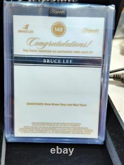 SOUVENIR UNIQUE BRUCE LEE 50e ÉDITION DRAGON VIOLET RELIQUE DUALE GEM #1/1
