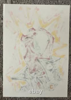 SPIDER-PUNK RYAN G BROWNE CROQUIS D'ARTISTE UNIQUE (7x5) CERTIFICAT D'AUTHENTICITÉ INCLUS RARE