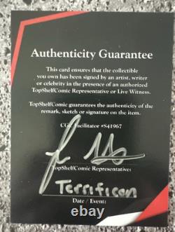 SPIDER-PUNK RYAN G BROWNE CROQUIS D'ARTISTE UNIQUE (7x5) CERTIFICAT D'AUTHENTICITÉ INCLUS RARE