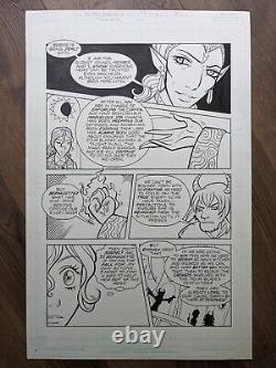 Sabrina la sorcière adolescente #99 Lot original de 8 pages d'art de bande dessinée Pièce unique