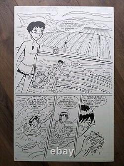 Sabrina la sorcière adolescente #99 Lot original de 8 pages d'art de bande dessinée Pièce unique