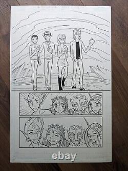 Sabrina la sorcière adolescente #99 Lot original de 8 pages d'art de bande dessinée Pièce unique
