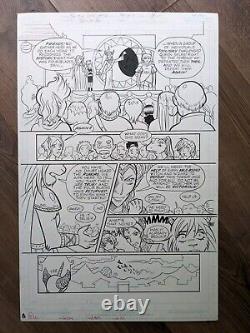 Sabrina la sorcière adolescente #99 Lot original de 8 pages d'art de bande dessinée Pièce unique