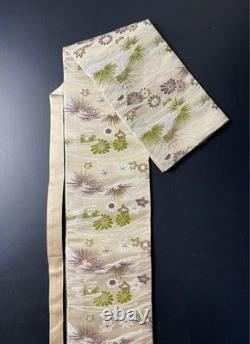 Sac de katana japonais KU-13 floral en soie pure, artisanal, fait main, pièce unique