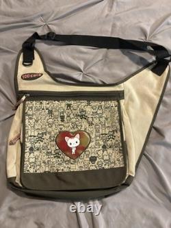 Sac messager vintage holographique Sanrio 100 chats des années 90, unique en son genre et rare