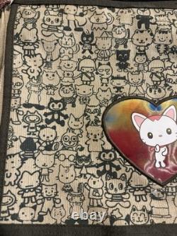 Sac messager vintage holographique Sanrio 100 chats des années 90, unique en son genre et rare