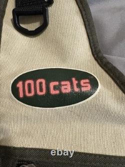Sac messager vintage holographique Sanrio 100 chats des années 90, unique en son genre et rare