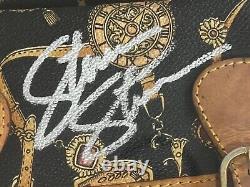 Sac signé Sharon Stone, unique en son genre, objet de vente aux enchères de 1999 avec documents originaux