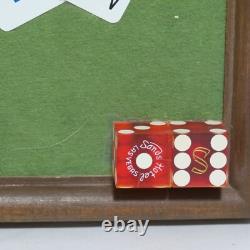 Sands Las Vegas Cartes, dés, jeton et plaque du gagnant uniques en leur genre