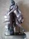 Sculpture Statue En Bronze W. Shakespeare Rare Vintage Grande Et Lourd Unique En Son Genre