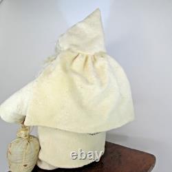 Sculpture en argile de poupée SANTA par l'artiste maître OOAK Audrey Swarz, pose assise de 22 pouces, Noël