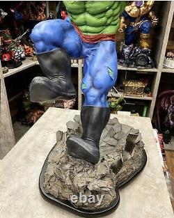 Sideshow Green Hulk Comique Statue Exclusive Customized Un D'un Chêne Genre