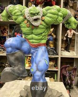 Sideshow Green Hulk Comique Statue Exclusive Customized Un D'un Chêne Genre