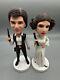 Star Wars Bobble Head-han Et Leia-collectionneur-unique En Son Genre-fait Main