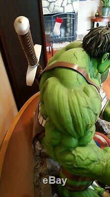 Statue Unique De Hulk Datant De La Première Guerre Mondiale, Telle Que Sideshow & Bowen Avengers Marvel