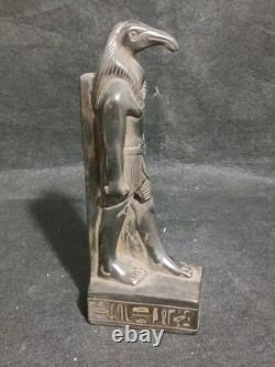 Statue authentique d'ibis de Thoth, dieu de la lune, unique en son genre, Égyptien ancien avant J.-C.