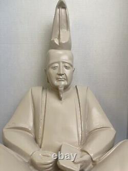 Statue de Bouddha sculptée à la main des années 1990 unique en son genre