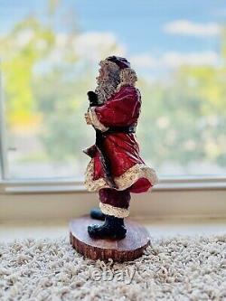 Statue de Père Noël vintage unique en son genre