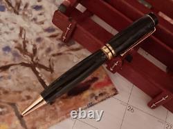 Stylo en bois fait main de luxe unique avec étui