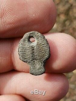 Super Rare Kind Fossil Trilobite Pendentif De L'utah Stermer Coa