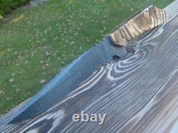 Super Rare One Of A Kind Buck 890/650 Bo Knife Custom Heath Stone Etats-unis