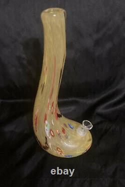 Super Rare One Of A Kind Vintage 1960 MID Century Hand Blown 13 Pipe D'eau
