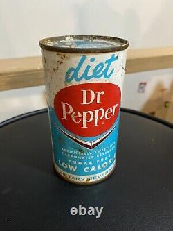 Super Rare Vintage Diet Dr Pepper Soda Can Un D'un Genre Collectionnable