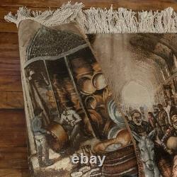 TAPIS PICTURAL Tapis Tableau Traditionnel Tapis de Décor Mural Bohémien Tapis Collectible