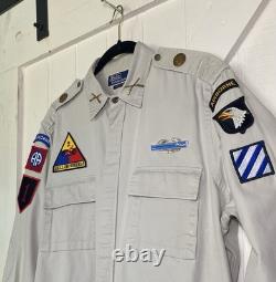 T-shirt hommage unique de l'Armée américaine honorant les plus grandes unités de la Seconde Guerre mondiale L