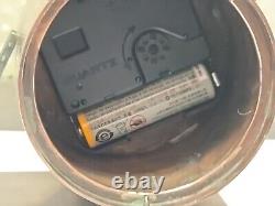 Table Horloge Steampunk Unique en Son Genre Fait Main en Cuivre Signée par l'Auteur