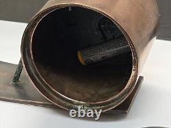 Table Horloge Steampunk Unique en Son Genre Fait Main en Cuivre Signée par l'Auteur