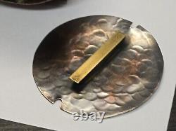 Table Horloge Steampunk Unique en Son Genre Fait Main en Cuivre Signée par l'Auteur