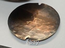 Table Horloge Steampunk Unique en Son Genre Fait Main en Cuivre Signée par l'Auteur