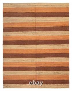 Tapis Kilim Vintage 4'10 x 6'4 Tapis en Laine Traditionnel Tissé à la Main