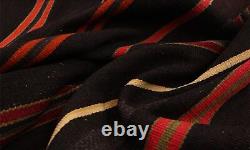 Tapis Kilim Vintage 4'3 x 8'2 Tapis en Laine Traditionnel Tissé à la Main