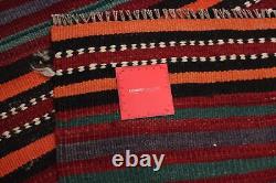 Tapis Kilim Vintage 4'5 x 9'0 Tapis Traditionnel en Laine Tissé à la Main