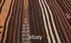 Tapis Kilim Vintage 5'11 x 6'10 Tapis en Laine Traditionnel Tissé à la Main