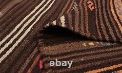 Tapis Kilim Vintage 5'11 x 6'10 Tapis en Laine Traditionnel Tissé à la Main