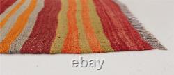 Tapis Kilim Vintage 5'3 x 9'2 Tapis en Laine Traditionnel Tissé à la Main