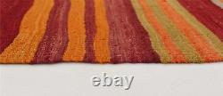 Tapis Kilim Vintage 5'3 x 9'2 Tapis en Laine Traditionnel Tissé à la Main