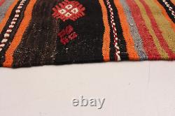 Tapis Kilim Vintage 5'4 x 9'7 Tapis Traditionnel en Laine Tissé à la Main