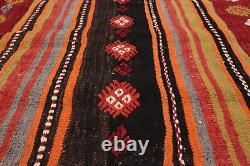 Tapis Kilim Vintage 5'4 x 9'7 Tapis Traditionnel en Laine Tissé à la Main