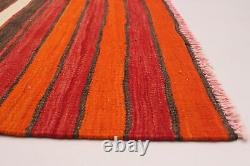 Tapis Kilim Vintage 5'7 x 10'1 Tapis en Laine Traditionnel Tissé à la Main