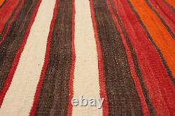 Tapis Kilim Vintage 5'7 x 10'1 Tapis en Laine Traditionnel Tissé à la Main