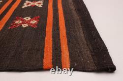 Tapis Kilim Vintage 5'9 x 10'8 Tapis Traditionnel en Laine Tissé à la Main
