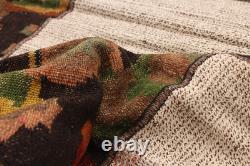 Tapis Kilim Vintage Tissé à la Main 3'10 x 6'5 Tapis Traditionnel en Laine
